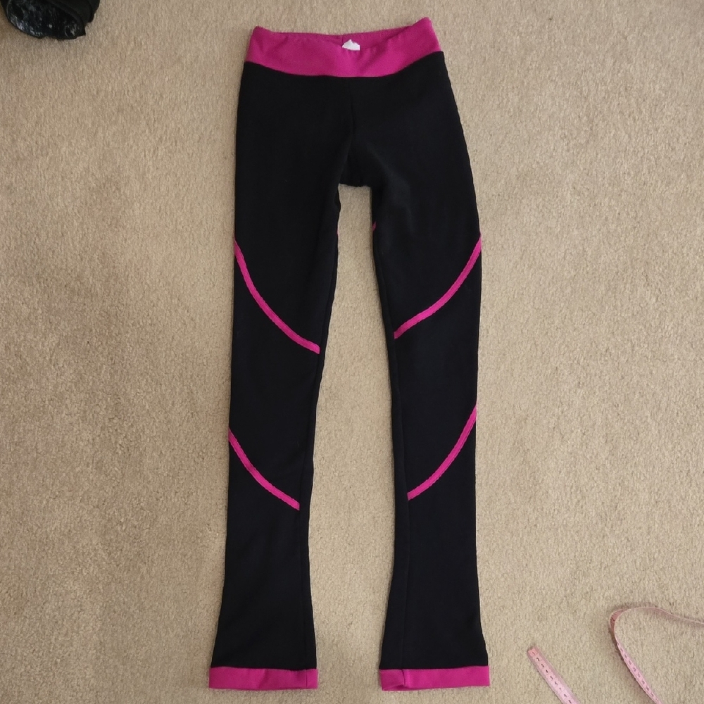 Chloe Black and Pink Women's Pants